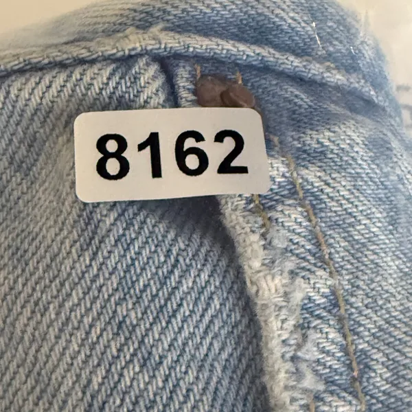 Levis Premium 501 Original Light Wash High Rise Cut Off Denim Shorts Womens 26‎ - Image 16