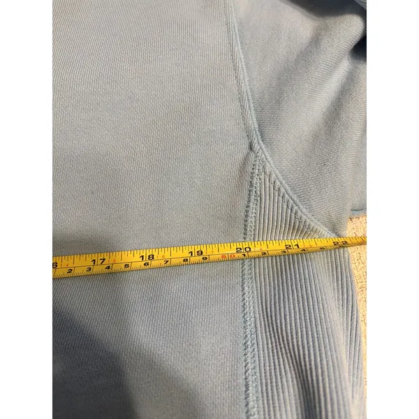 Aerie Light Blue Oversized Hoodie Sweatshirt Size S Cozy Lounge Athleisure - Image 6