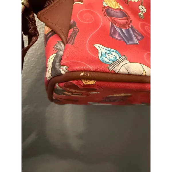 Loungefly Disney Villains Perfume Bottles Mini Red Backpack BoxLunch Exclusive - Image 8