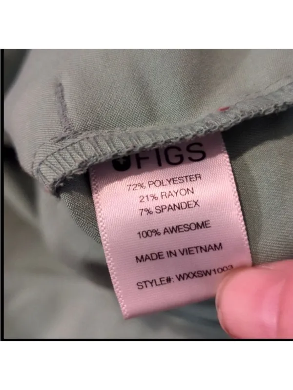 Figs Green Rafaela Oversized Scrub Top Size Large - Image 5