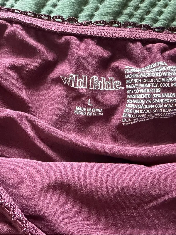 Wild Fable Maroon Skort - Image 3