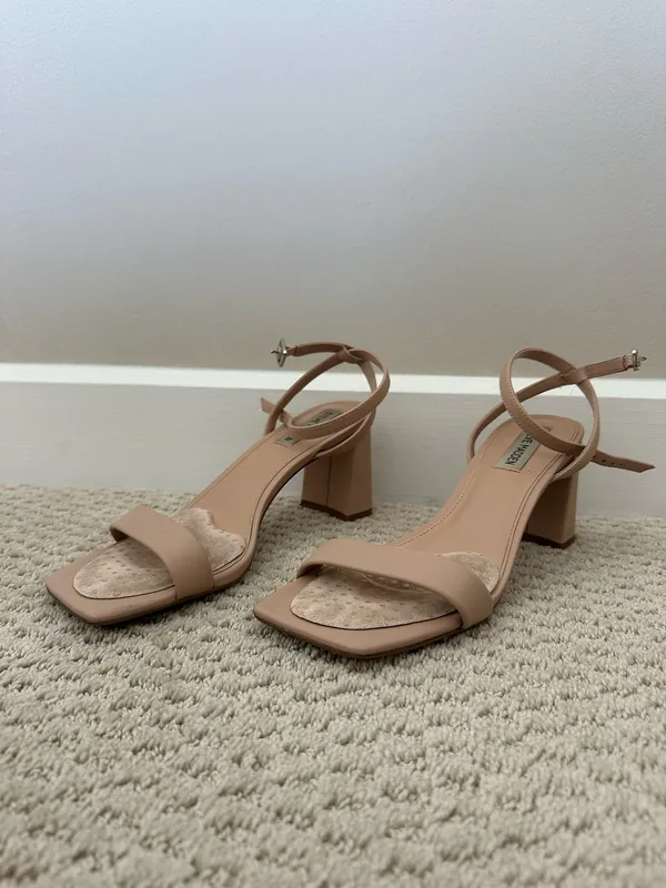 Steve Madden Nude Luxe Strappy Heels - Image 2
