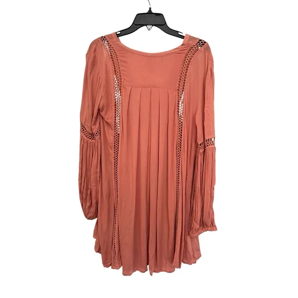 Free People Dress Small Just the Two of Us Boho Balloon Sleeve Babydoll‎ #K2-3 - Image 3
