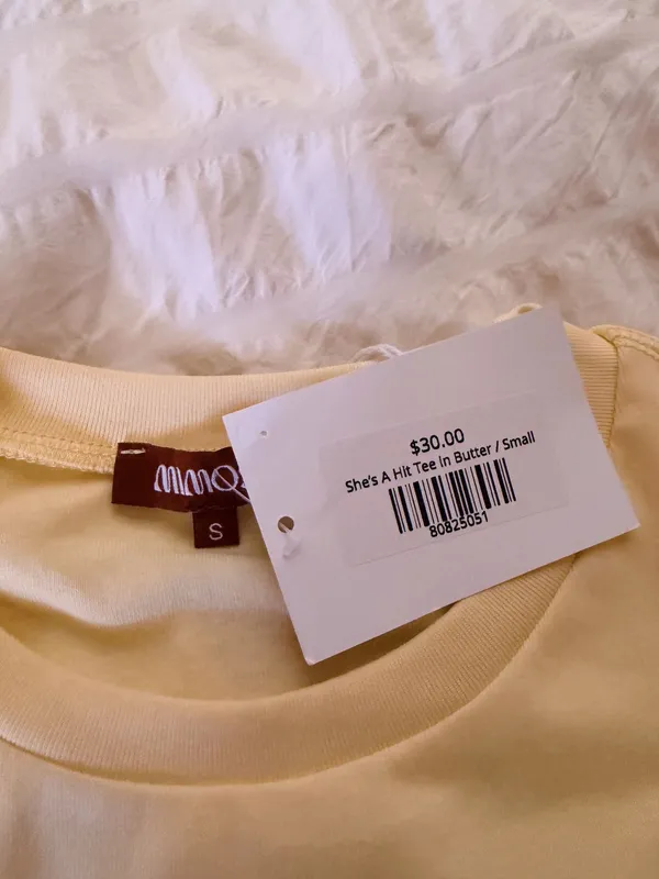 Yellow Baby Tee - Image 3