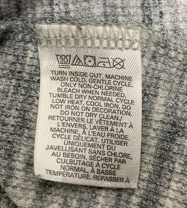 PINK Victoria’s Secret Gray White Marled Sleep Pajama Lounge Shorts Size Large - Image 12