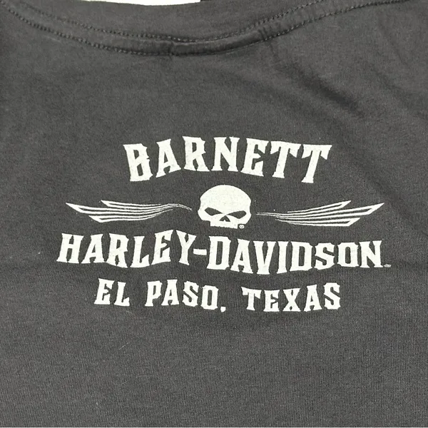 Harley-Davidson Black Graphic Boxy Short Sleeve Tee sz 2x - Image 5