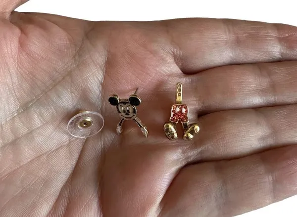 New Disney Baublebar Mickey Mouse Hugger Earrings - Image 5