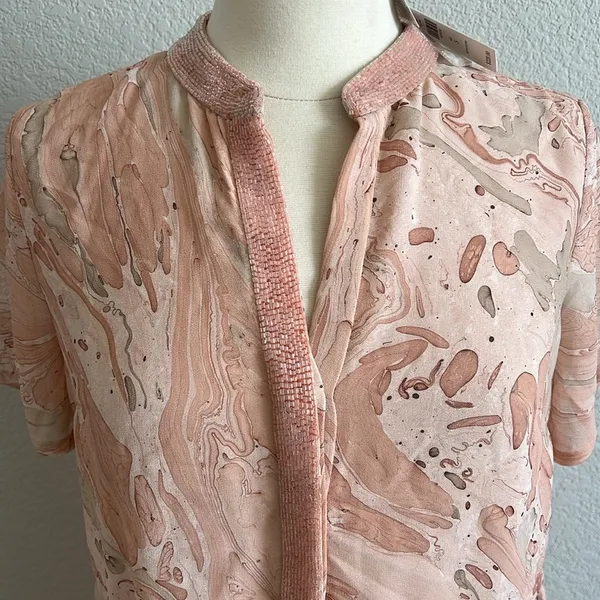 Not so serious silk watercolor dress - Image 2