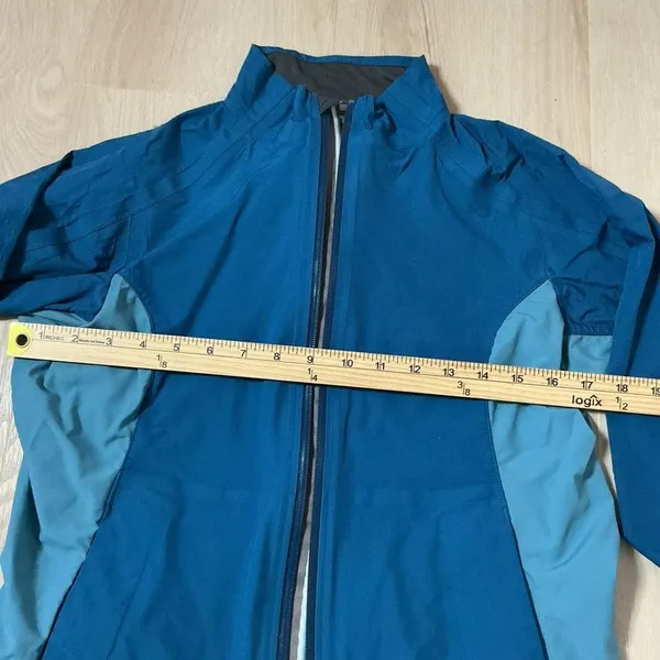 REI eVent Waterproof Breathable‎ Jacket Women's Small Blue Outdoor Active - Image 7