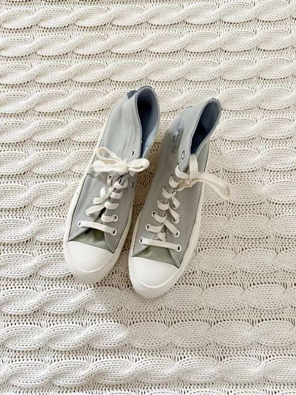 Converse Chuck Taylor All Star Lugged 2.0 platform denim sneakers in sage green - Image 3
