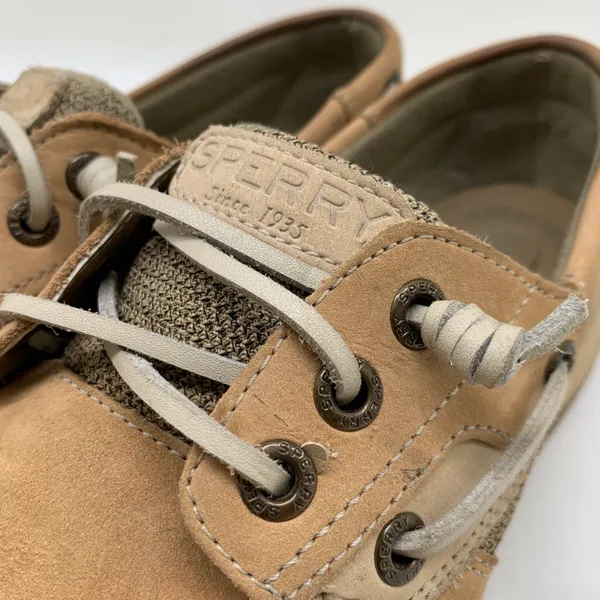 Sperry Rosefish Linen Boat Shoe Size 7.5 - Image 5