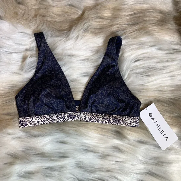 🖤 ATHLETA Aqualuxe Batik Bikini Top‎ - Image 4