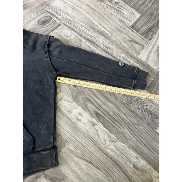 ALPHALETE Women’s Terry Oversized Hoodie- Onyx, Size Medium - Image 7
