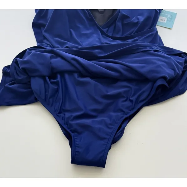 Bal Harbor Bathing Suit Sz 20W‎ Skirted One Piece Beach Pool Suit - Image 2