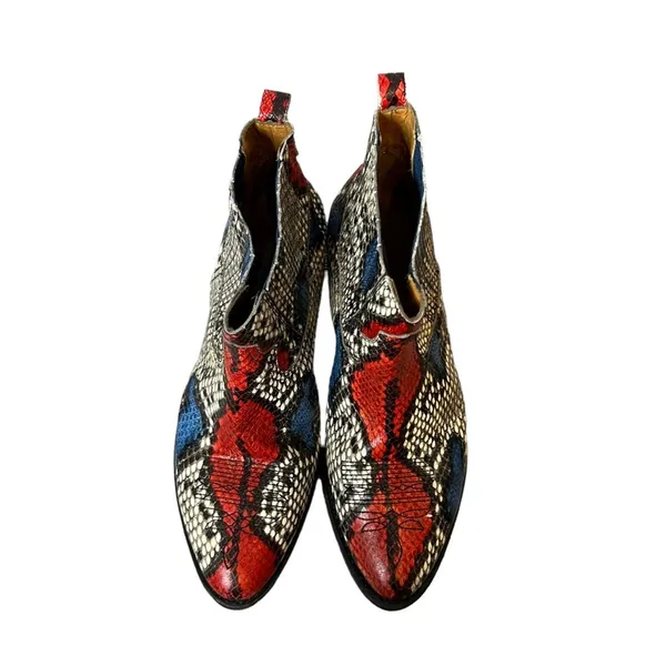 Golden Goose Crosby Boots multi‎ color snakeskin sz 39 - Image 3
