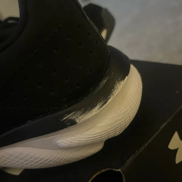 Under Armour Black and White Athletic Sneakers - Image 2