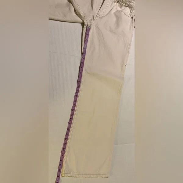 Free People Tinsley Baggy High Rise Straight Leg Denim 28 NWT MSRP $98 - Image 2