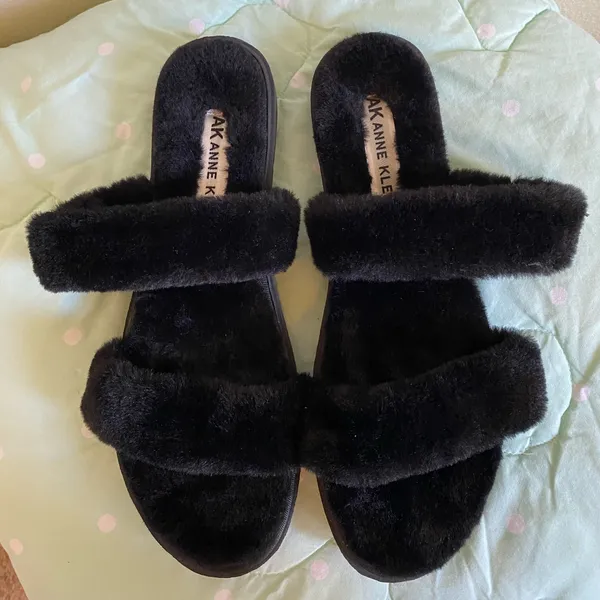 NWT AK ANNE Klein Black Womens Sandals size 11 - Image 3