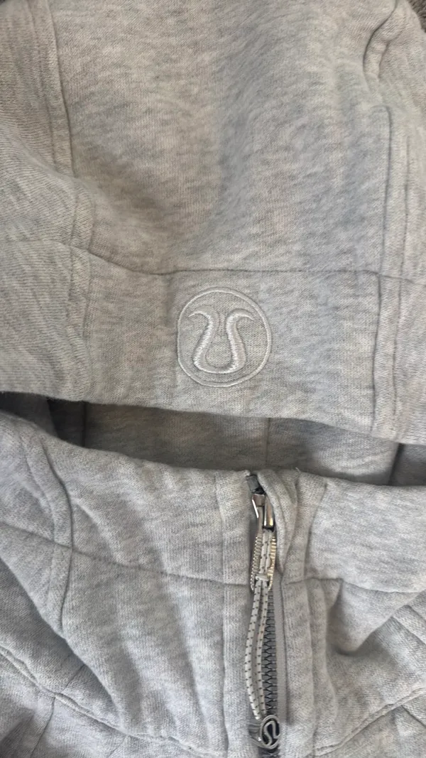 Grey Lululemon Scuba Full-Zip Hoodie 6 - Image 2