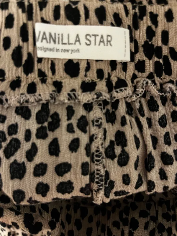 Vanilla Star Jeans Leopard Print Skort - Image 7