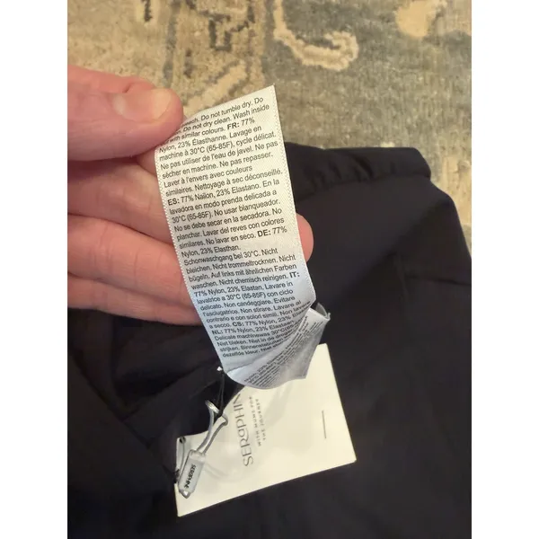 Seraphine Active Maternity Flare Leggings Over The Belly Buttery Soft XS Black - Image 8