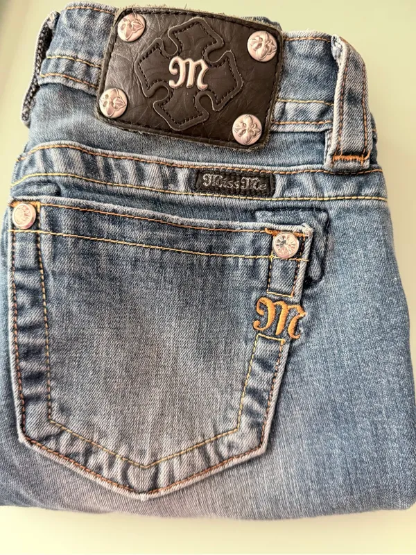Miss Me Signature Skinny Jeans Size 25 Distressed Stretch Denim - Image 10