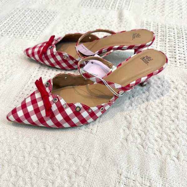 Wild Fable 9.5 Lysandra pointed toe bow kitten heel 3639 - Image 5