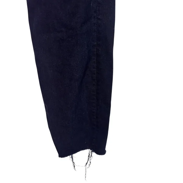 Mother The Pixie Ankle Fray Jeans Holding Hands Dark Wash Button Fly Size 27 - Image 4
