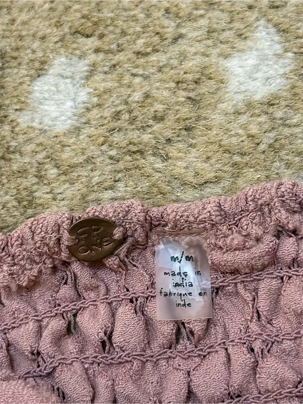 Free People Adella Lace Bralette Dusty Rose Rosewood Mauve women’s size medium - Image 5