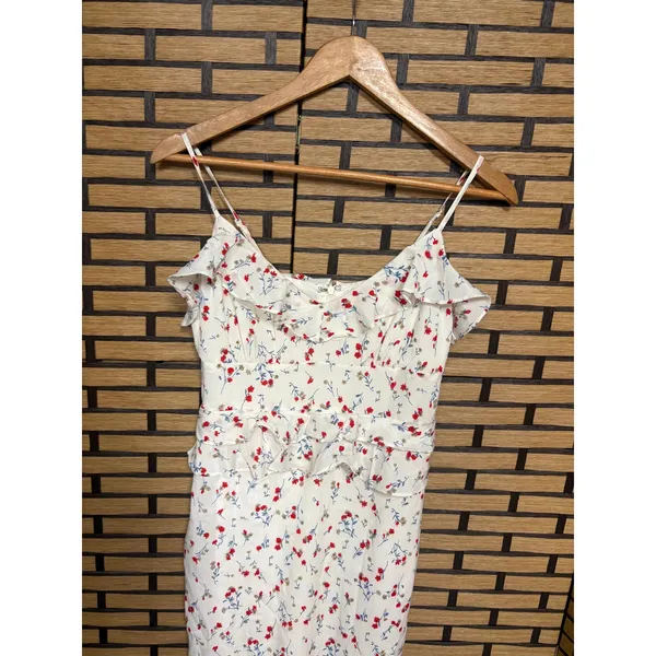 Sweet Pot White Floral Midi Dress Size‎ 6 - Image 3