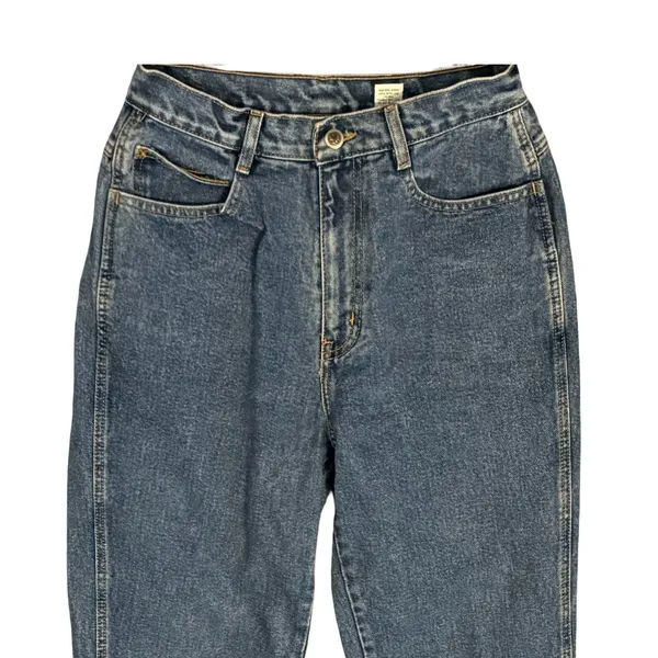 Bill Blass Jeans Womens 26" waist High Rise Mom Blue Cotton Denim Vintage 1990s - Image 7