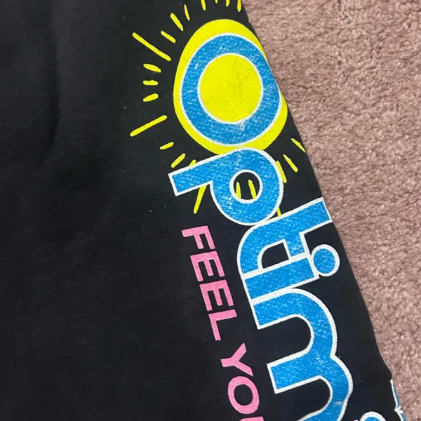 Madhappy Local Optimist Black Hoodie and sweatpants set - Image 4