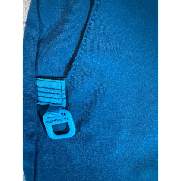 Carhartt Force Women Scrub Pants Teal Nurse Vet Medical Drawstring Regular M - Image 3