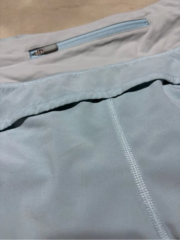 Lululemon Light Blue Women's Athletic Shorts 6 - Image 9