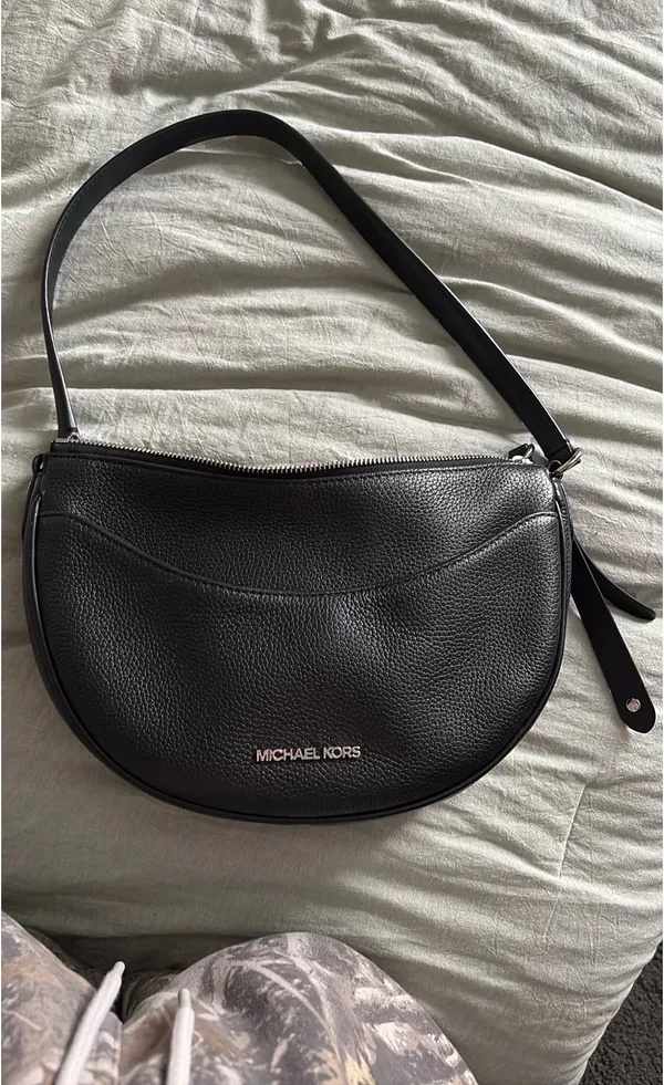 Michael Kors Black Leather Purse - Image 3