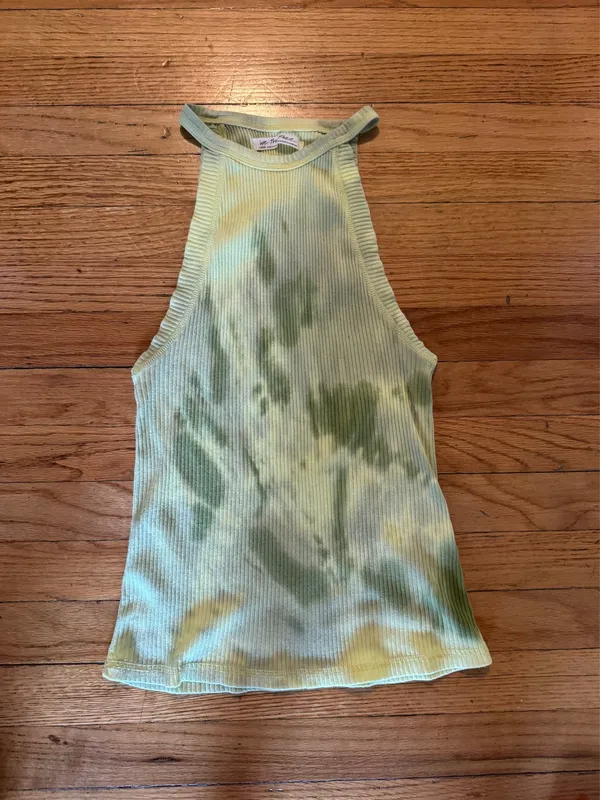 We The Free Easy Breezy Tank in Green Ripple Combo - Image 2
