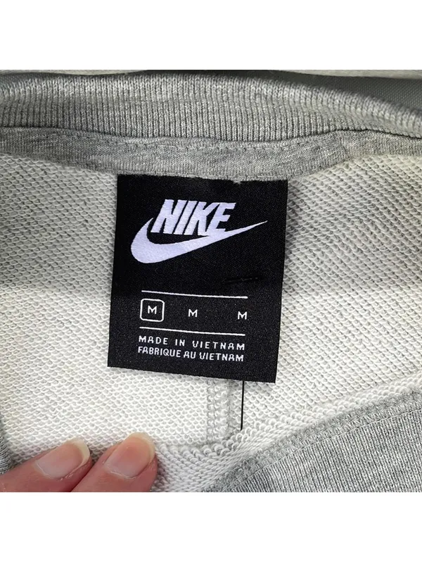 Nike Sportswear Varsity Short Romper NWT Grey Heather Size Medium - Image 5