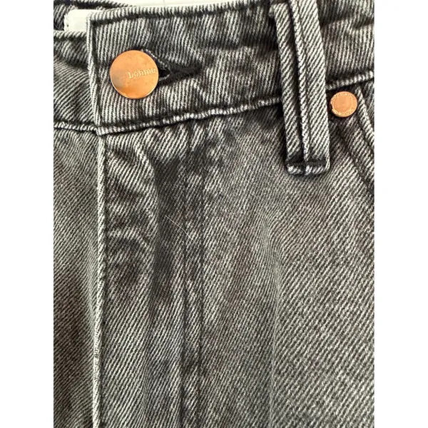 Bohme Harold Distressed Mom Jeans Faded Black‎ High Rise Size 28 - Image 5