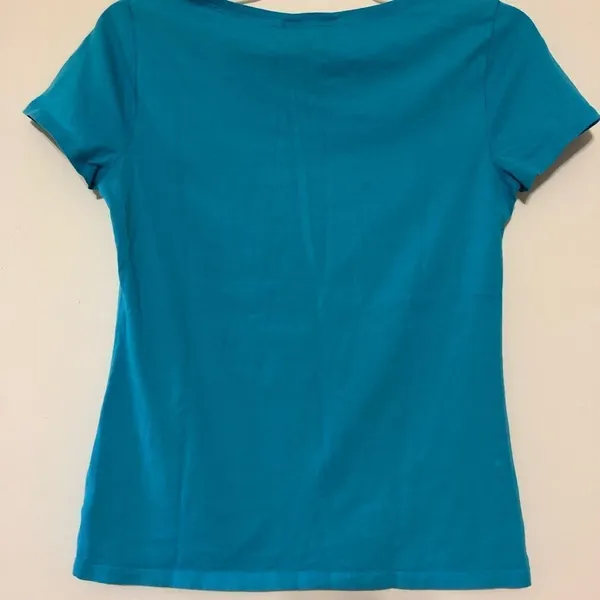 Lauren Ralph Lauren Floral Blue Sequenced Tshirt - Image 6