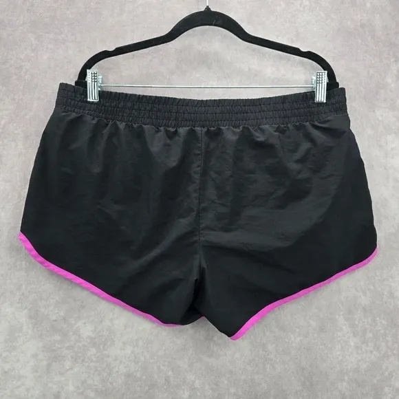Old Navy Active Black Purple Shorts Pull On Athletic Running Shorts L‎ Large - Image 2