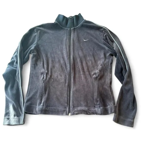 Nike Velvet Vintage zip up jacket Large - Image 4