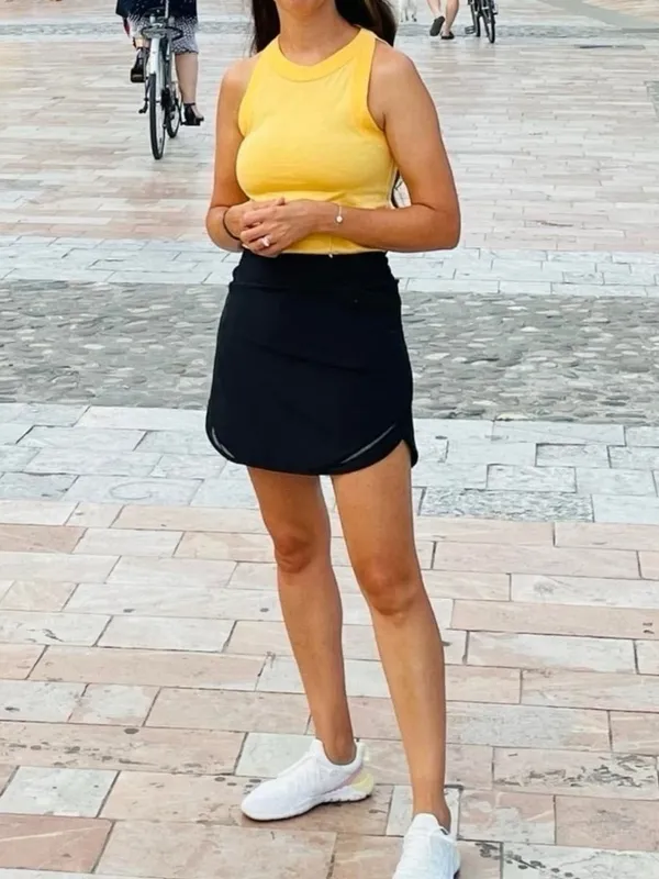 NEW Lululemon Hotty Hot High-Rise Skirt Black - Image 7