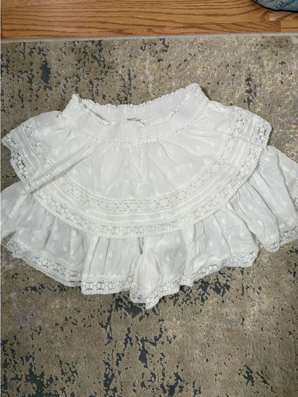American Eagle White lace skort - Image 2