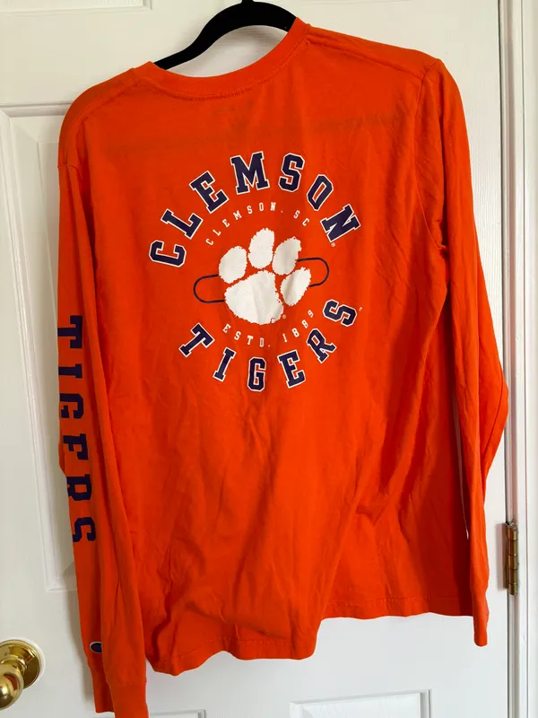 Champion Clemson university tigers long sleeve tshirt - Image 4