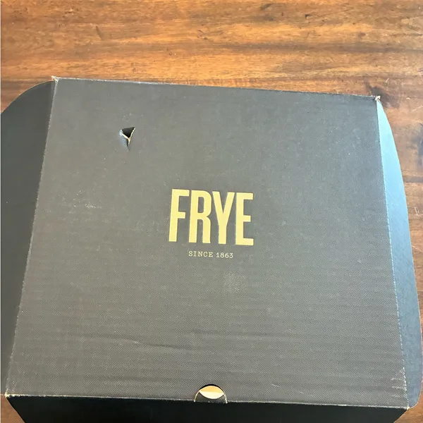 Frye Cece Jodhpur Boots Women’s 9 Dark Brown Used In Box Wedge Bootie Buckle - Image 6