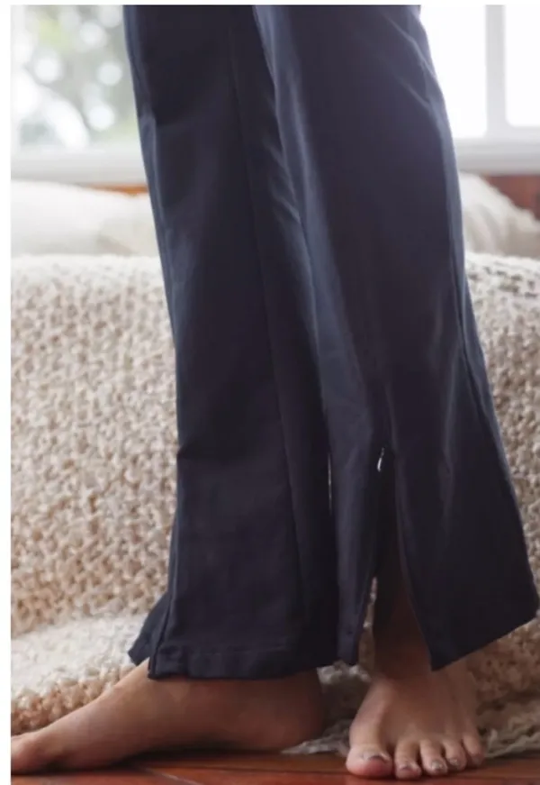 Anthropologie Black Flare Leggings - Image 2