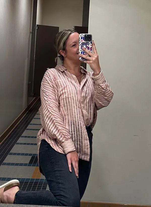 Button Up Top Multi Size M - Image 2