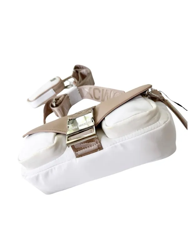 NWT Steve Madden Move Utility Crossbody Bag Cream and Tan With FLAWS - Image 7