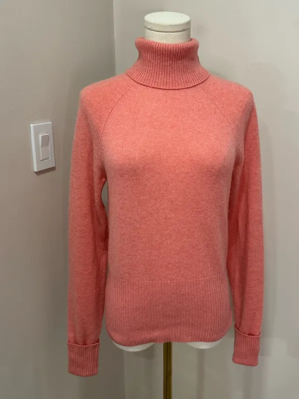 Halogen Pink 100% Cashmere Crewneck Sweater Medium - Image 3