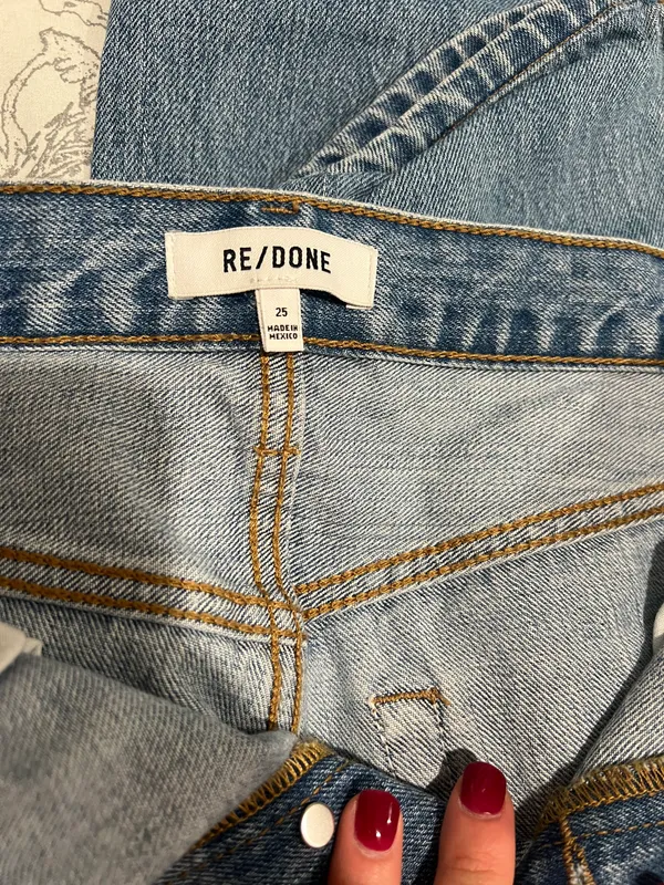 RE/DONE Highrise Loose Jeans NWOT 25 - Image 8